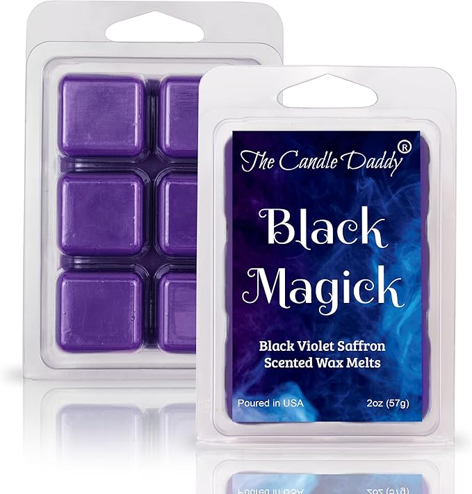 The Candle Daddy Salem Book of Smells Halloween 5 Pack - 5 Amazing Witchy Wax Melts - 30 Total Cubes - 10 Total Ounces