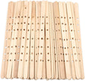MILIVIXAY 100pcs Wooden Wick Holders - Candle Wicks Centering Device for Large & Multiwick Candles.