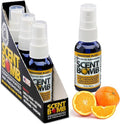Scent Bomb Air Freshener Spray, Long-Lasting Odor Eliminator - Effective Deodorizer for Home & Car, Fresh Room Spray for Kitchen, Bathroom & Smell Neutralizer - 1 oz Pack of 4, Tangerine Scent