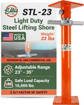 Ellis Manufacturing Light-Duty Steel Construction Jack - Adjustable Screw Jack Post for Floor Leveling, Beams, and Concrete - 16,000 lb Load Capacity - 23"-35" Adjustment, House Jacks for Leveling