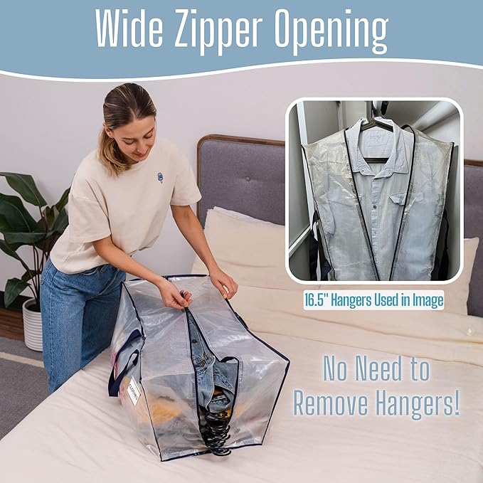 VENO 8 Pack Heavy Duty Moving Bags with Backpack Straps, Zippers & Handles, Extra Large Packing Bags for College Dorm Essentials, Moving Supplies Alternative to Cardboard Moving Boxes