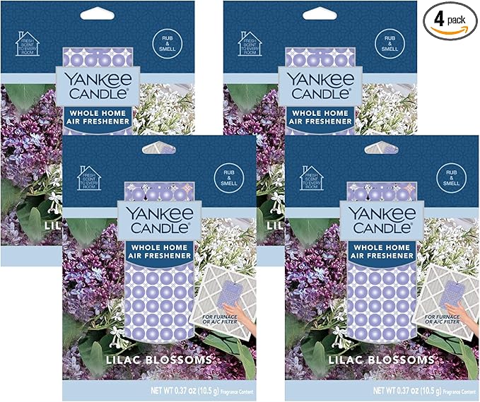 Yankee Candle Lilac Blossoms Whole Home Air Freshener (Pack of 4)