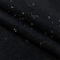 Waterproof Canvas Cloth Fabric by The Yard 60" W 600D Oxford Polyester Upholster Fabric Water Resistant Material for Outdoor Furniture Chair Cushion Cover DIY Sewing (1 Yard, Black)