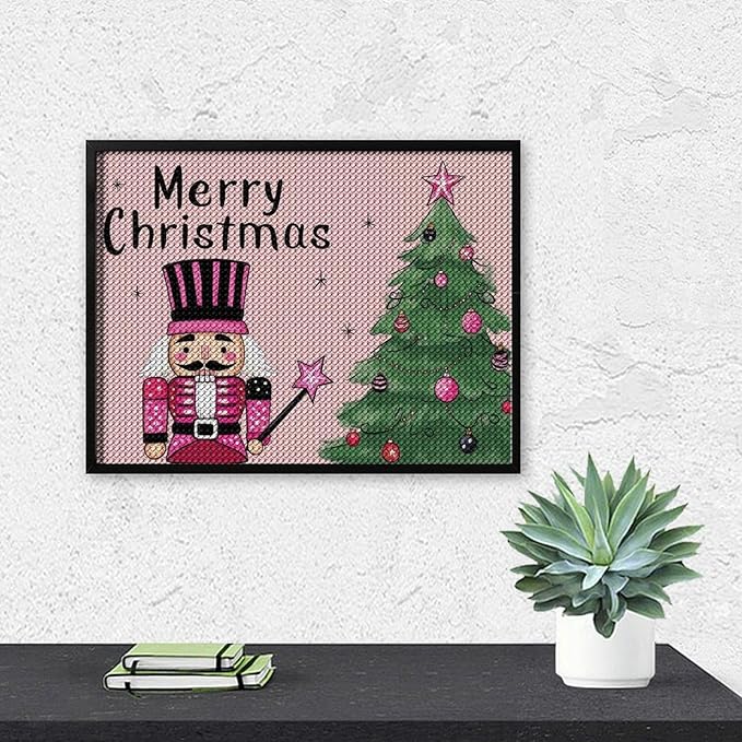 AIVKIEJK Diamond Painting Kits for Adults - Christmas Tree Painting DIY 5D Full Drill Diamond Dots Paintings with Diamonds Gem Art and Crafts Home Decor 12"x16"
