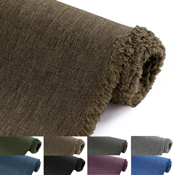 Waterproof Canvas Fabric by The Yard, 58inch 600D Upholstery Fabric Polyester Material Outdoor Water Resistant Material for Sewing Patio Chair Cushion Bag Seat Repair, 12 Yard Yellow Brown