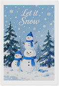 AIVKIEJK Diamond Painting Kits for Adults - Merry Christmas Snowman Winter Painting DIY 5D Full Drill Diamond Dots Paintings with Diamonds Gem Art and Crafts Home Decor 8"x12"