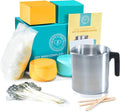 Hearts & Crafts DIY Complete Soy Wax Candle Making Kit - 1lb Soy Candle Wax and All Candle Making Supplies Included and Candle Jars - Complete DIY Candle Making Kit for Adults, Kids, & Beginners