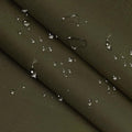 Waterproof Canvas Cloth Fabric by The Yard 60" W 600D Oxford Polyester Upholster Fabric Water Resistant Material for Outdoor Furniture Chair Cushion Cover DIY Sewing (1 Yards, Army Green)