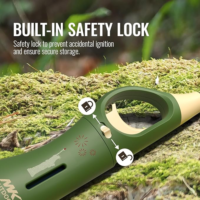 MK Lighter Outdoor Series Willow 9-Inch Xtra Length Extended Flex Neck 4-Pack Designs Multipurpose Refillable Adjustable Flame, Candle & BBQ Lighters, Prepping & Camping Supplies, Survival Lighters