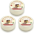 Pet House Mini Candles for Pet Odor Made with Natural Soy Wax, Plant Based, Dog and Cat Friendly Scented Candles, Holidays Fur All Pack of 3