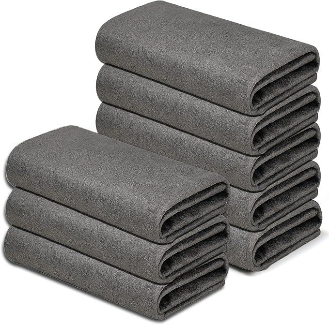 KTT Microfiber Cleaning Cloth,Reusable Thickened Magic Cleaning Cloth.Streak Free Miracle Cleaning Cloth for Home,Window,Mirror Glass and Cars.(12" x 16",8 Pack)