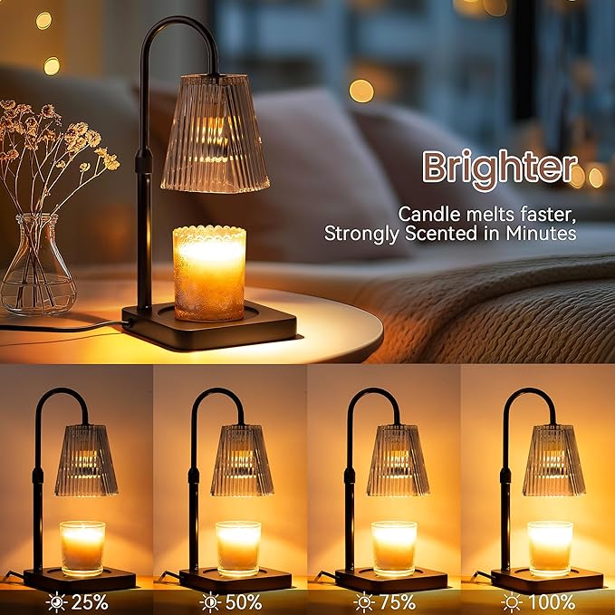 JEKEMORYE Candle Warmer Lamp Dimmable