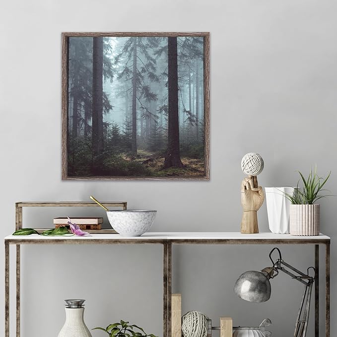Pixy Canvas Floater Frame 19x19 for 1-1/2 (1.5) inch Deep Canvas Paintings/Canvas Prints/Wood Canvas Panels/Wall Art/Wall Decor/Home Decor/Artwork (Gray Oak, 19 x 19 inch, Square)