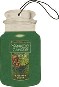 Yankee Candle Paper Car Jar, Balsam & Cedar (Pack of 1)