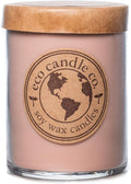 ECO CANDLE CO. Recycled Candle, Coffee Bean, 18 oz. Double Wick - Scents of Coffee Beans & Hazelnut - 100% Soy Wax, No Lead, Kraft Paper Label & Lid, Hand Poured, Phthalate Free, Midwest Soybeans