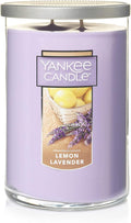 Yankee Candle, Lemon Lavender Scented Candle, 22oz Large 2-Wick Tumbler with up to 110 Hour Burn Time
