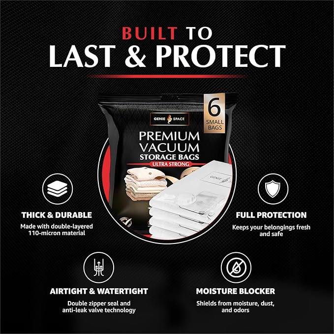 Genie Space - Premium Bags - Small - 6 Pack