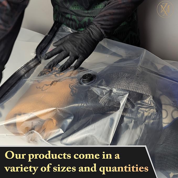 Vacuum Storage Bags 12 Pack with Electric Pump – Heavy Duty Space Saver Compression Bags for Clothes, Bedding, Travel & Home Storage