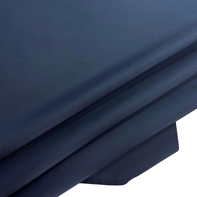 Mybecca Canvas Oxford Fabric Marine Waterproof Outdoor Awning 600 Denier by The Yard (Cut Separate by Yard for Prime Orders-1 Yard) (60"x36") Navy Blue