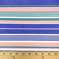 Printed Canvas Fabric Waterproof Outdoor 60" Wide 600 Denier Sold by The Yard (Stripes Pink)