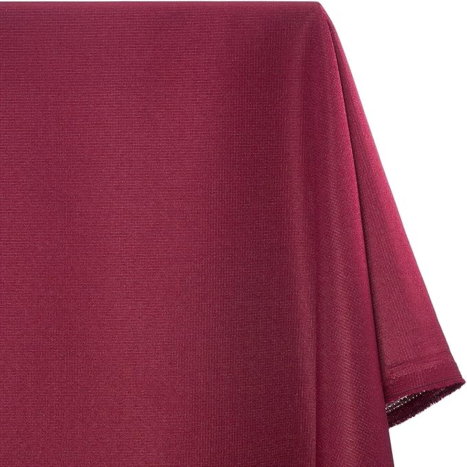 Ottertex Polyester Ripstop Fabric Water Repellent Heavy Duty Outdoor Lightweight By The Yard - Burgundy (5 Yards)