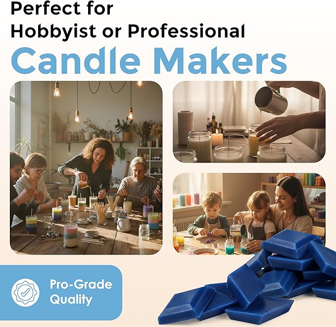 Baby Blue Candle Dye - Made in The USA - Premium Colorants - Highly Concentrated - Popular Colors for Paraffin or Soy Wax - Great for Professionals or Hobbyist - 25 Dye Chips