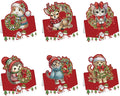 6 Packs Christmas Animal DIY Painting Greeting Cards for Adults Gifts