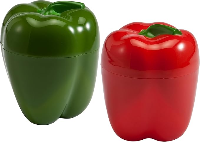 Hutzler Pepper Savers Set - Green Pepper and Red Pepper Savers