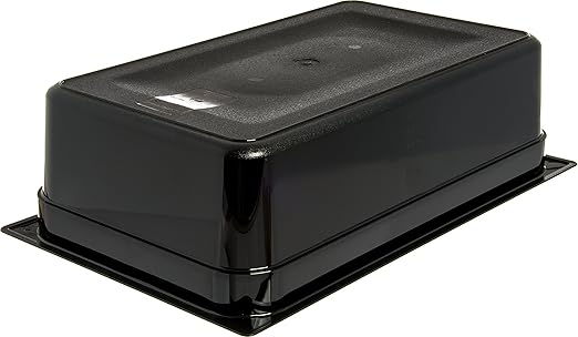Carlisle FoodService Products 10402B03 High-Heat Full-Size Food Pan, 19.4 qt. Capacity, 20-3/4 x 12-3/4 x 6", Black (Case of 6)