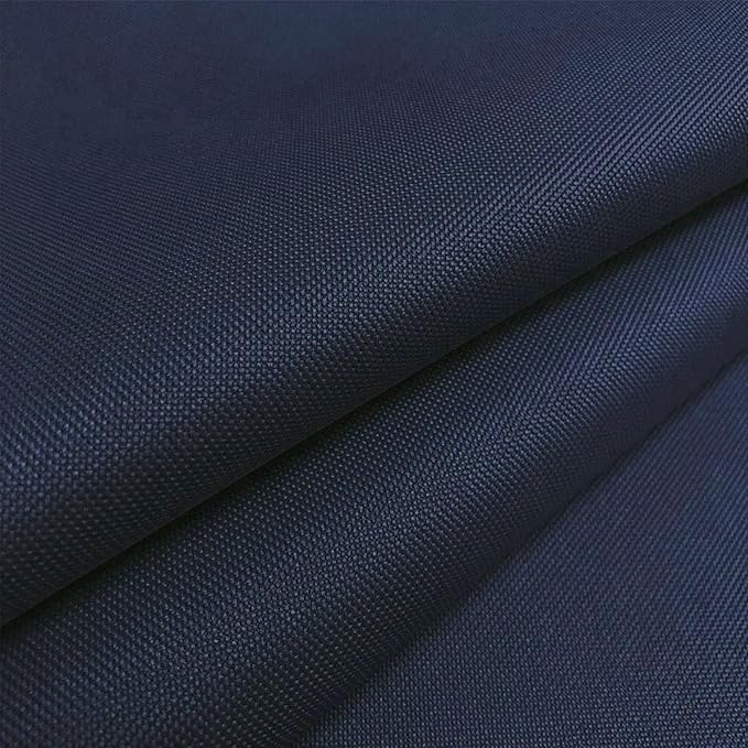 Foreate Waterproof Canvas Fabric by The Yard 600D Upholstery Fabric for Chairs 58" Wide Indoor Outdoor Water Resistant Canvas Polyester Material Sewing DIY Cloth, 10 Yards Navy Blue
