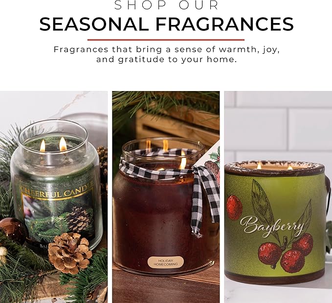 A Cheerful Giver — Bayberry - 22oz Mama Scented Candle Jar with Lid - Keepers of the Light - 125 Hours of Burn Time, Gift for Women, Green