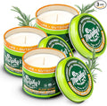 Murphy's Naturals Mini Mosquito Bug Repellent Candles for Outdoor Patio, Citronella & Essential Oils, 14-Hour Burn Time Each, 3.5 oz, 3-Pack