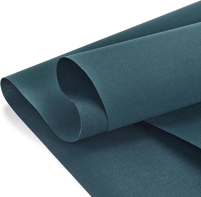 600D Thick Canvas Fabric Non Water Proof- 58" Wide Upholstery Polyester Material - Durable Indoor Outdoor Thick Fabric for Furniture Cover Cushion Home Awning Tent (Forest Green, 1 Yard)