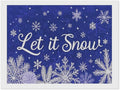 AIVKIEJK Diamond Painting Kits for Adults - Festive Snowflake Christmas Let It Snow Painting DIY 5D Full Drill Diamond Dots Paintings with Diamonds Gem Art and Crafts Home Decor 12"x16"