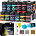 CHANGTIKEJI Mica Powder，36 Colors - 10g/Bottle of Natural Pigment Powder for Epoxy Resin，Soap Making，Candle Making,Lip Gloss,Car Freshies,Dye,Nail Polish,Bath Bombs