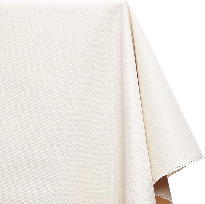 Ottertex Canvas Fabric Waterproof Outdoor 60" Wide 600 Denier Sold by The Yard (5 Yard, Ivory)