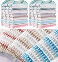 10 Packs Wood Fiber Cleaning Cloths,Household Super Absorbent Cleaning Cloth,No Oil Stains,Reusable Glass Cleaning Rag,Multifunctional Microfiber Towel for Kitchen,Car,Window-Colorful 30*30CM