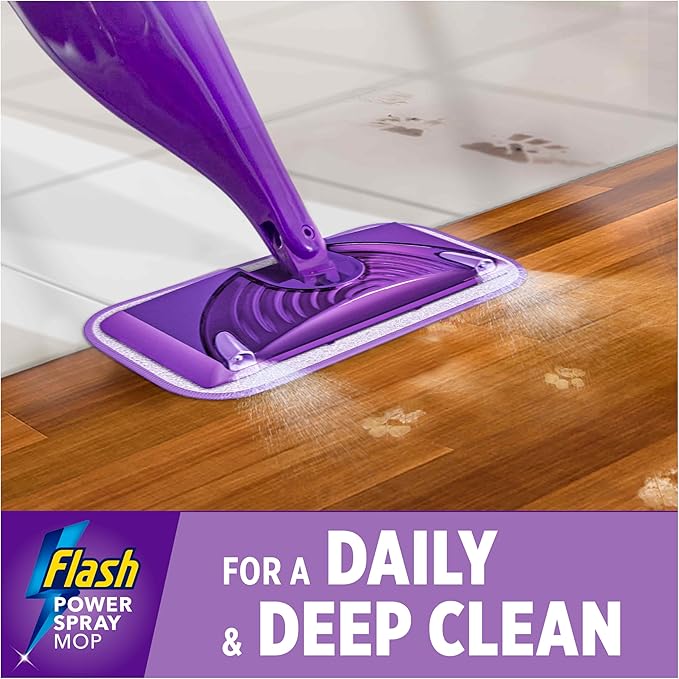 Flash Power Spray Mop Microfibre Cloth - Washable & Reuseable Microfibre Pad For Any Type of Floor