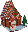 Party Ready 3D Diamond Painting Gingerbread House Christmas Cabin Kit – DIY Holiday Décor, Full Drill Mosaic Art, Festive Craft Kit (Gingerbread House)