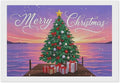 AIVKIEJK Diamond Painting Kits for Adults - Merry Christmas Coastal Winter Beach Painting DIY 5D Full Drill Diamond Dots Paintings with Diamonds Gem Art and Crafts Home Decor 8"x12"