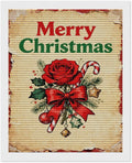 AIVKIEJK Diamond Painting Kits for Adults - Merry Christmas Santa, Holly & Vintage Painting DIY 5D Full Drill Diamond Dots Paintings with Diamonds Gem Art and Crafts Home Decor 16"x20"
