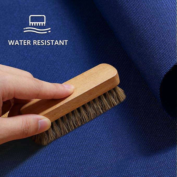 Waterproof Canvas Fabric by The Yard 58inch 600D Upholstery Material Polyester Fabric Outdoor Water Resistant Fabric for Sewing Chair Patio Cushion Purse Bag Interior, Pre Cut 1 Yard Royal Blue