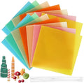 8x8 Inch Beeswax Sheets for Candle Making, 21 PCS Beeswax Candle Making Kit for Adults, 7 Macaron Colors Beeswax Honeycomb Sheet with Cotton Wick for DIY Craft Gift