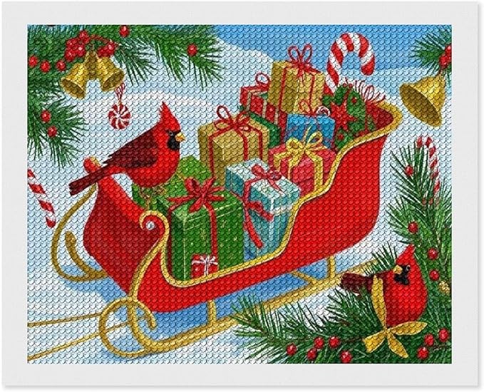 AIVKIEJK Diamond Painting Kits for Adults - Christmas Celebration Halloween Painting DIY 5D Full Drill Diamond Dots Paintings with Diamonds Gem Art and Crafts Home Decor 16"x20"