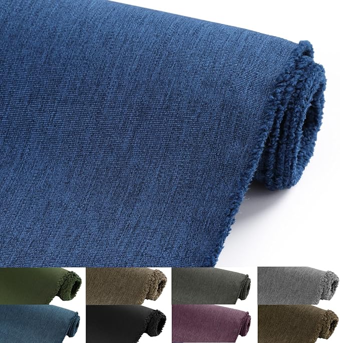 Waterproof Canvas Fabric by The Yard, 58inch 600D Upholstery Fabric Polyester Material Outdoor Water Resistant Material for Sewing Chair Patio Cushion Bag Sofa Seat Repair, 1 Yard Light Blue
