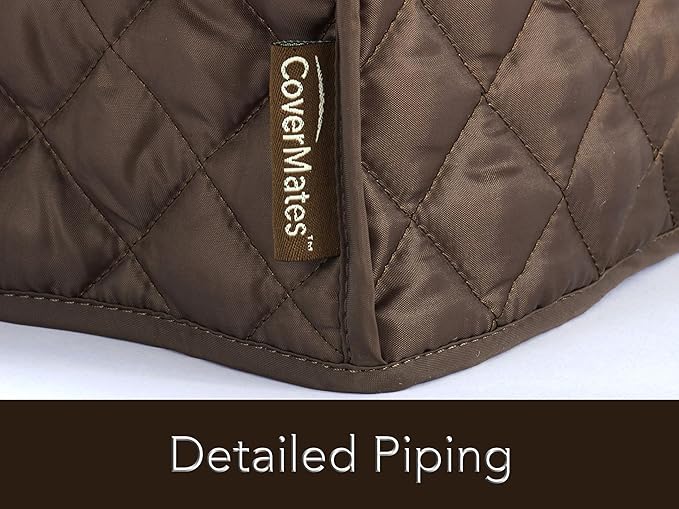 Covermates Keepsakes Blender Cover – Quilted Appliance Protector for Food Processors – Dust & Stain Resistant, Washable Slip‑On Design for Countertop Storage, Bronze