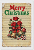 AIVKIEJK Diamond Painting Kits for Adults - Merry Christmas Santa, Holly & Vintage Painting DIY 5D Full Drill Diamond Dots Paintings with Diamonds Gem Art and Crafts Home Decor 8"x12"