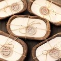 Red Barn Candle Company Wood Dough Bowl Candles | 100% Natural Soy Wax & Essential Oil Infused | Odor Eliminating + Pet Safe | Scented Candle Gifts for Men & Women (Apple Cinnamon, 3-Wick)