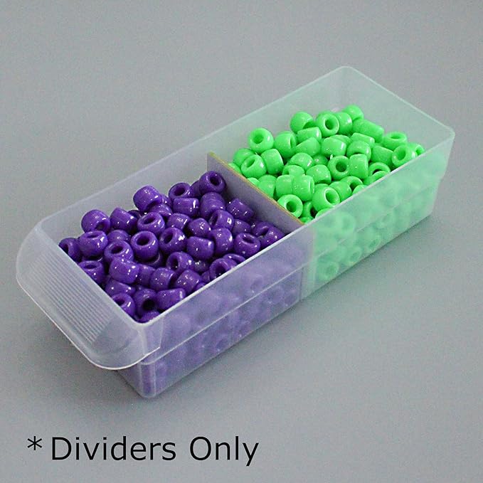 (32-Pack) Small Drawer Dividers compatible with Craft Cabinet and Hardware Storage Organizers, (Dividers Only) Made of High-Strength Fiberglass, Easy to Label