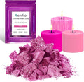 Renfio Candle Dye - 2.11oz/60g Pink, Highly Concentrated Wax Dye for Soy Wax, Bulk Blocks, Coloring Dyes, Chips, Candle Making Kit